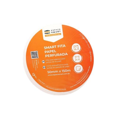 Smart Fita Papel Perfurada Para Junta De Drywall 150.000 mm