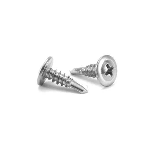 Parafuso para perfil de Light Steel Frame 4,8 X 19mm FLANGEADO PB Pacote com 100 Unidades